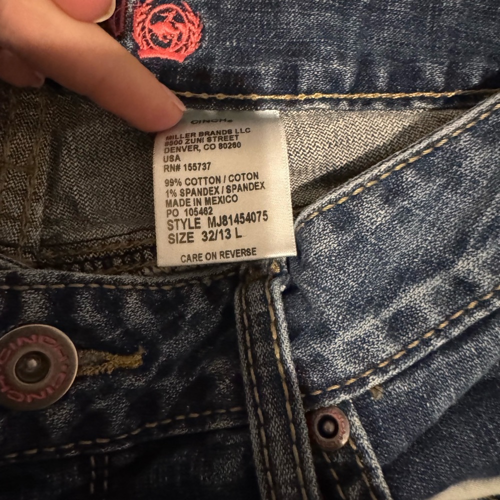 Women's Boot Cut Jeans in Deep Blue - Picture 3 of 4